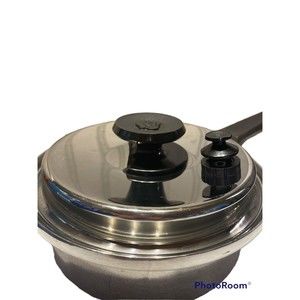 Royal Prestige 7.5" W Steam Vent Lid 7-Ply SS Titanium Silver Alloy Copper  READ